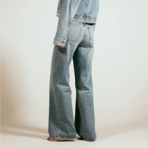 H&M Ava Ultra High Rise Wide Leg Jeans - Picture 4 of 8